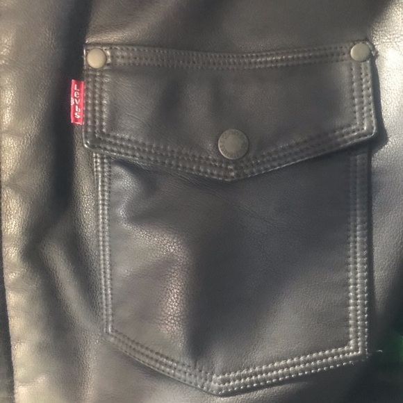 Men's Levi’s Leather Jacket – Size XXL - Picture 2 of 2